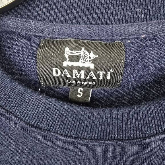 Damati Los Angeles Yin Yang Heart Long Sleeve Crewneck Sweatshirt Small - Picture 5 of 7